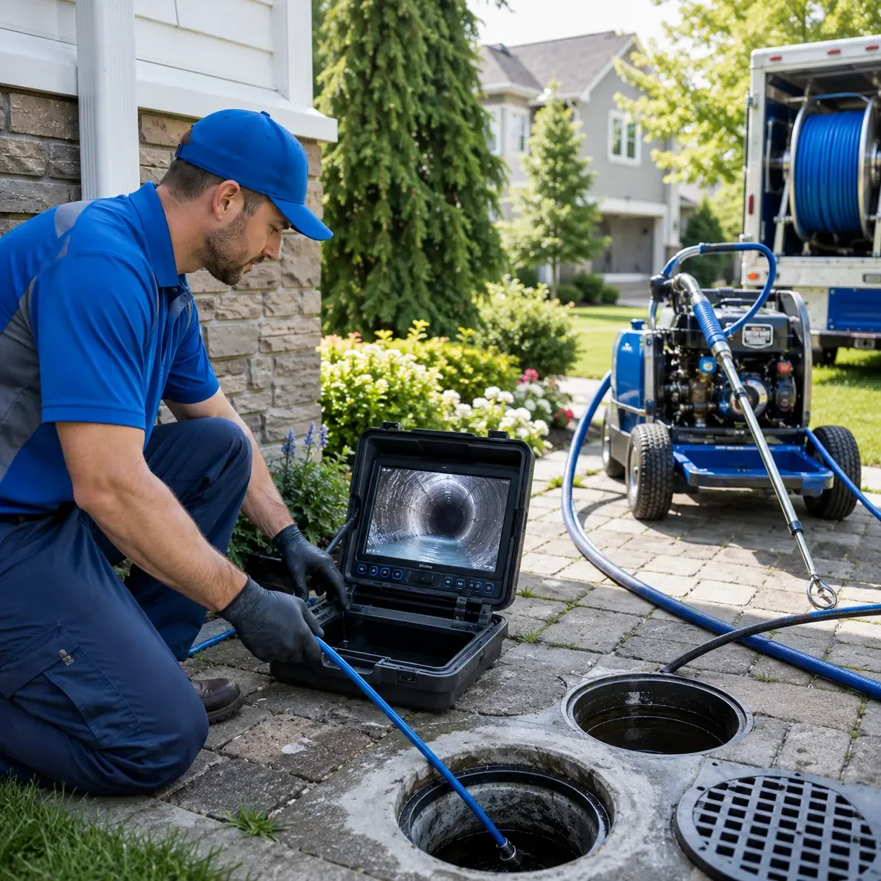 Outdoor drain cleaning professionals serving Colora, MD
